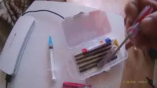 Накачка бескамерки.  Бензин + насос