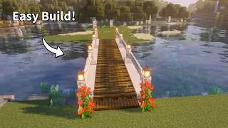 Beautiful Survival Bridge Design in Minecraft! 🌉✨