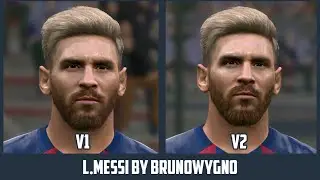 PES 2016 - Messi's New White Haircut Face