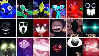 Rainbow Friends 2 Vs Doors Floor 2 All Jumpscares