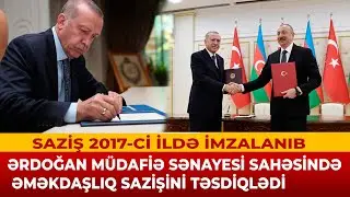 ƏRDOĞAN AZƏRBAYCANLA İMZALANAN SAZİŞİ TƏSDİQLƏDİ