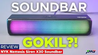 Soundbar GOKIL, gapake Mahal?! - NYK Nemesis Siren X30 Soundbar Review Indonesia