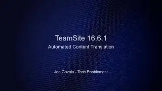 How to use Google Translate | OpenText™ TeamSite