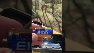 Fresh film in one of my favorite cameras! Kodak E100 Ektachrome slide film in my Contax TVSiii.
