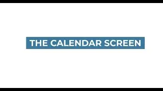The Calendar Screen in Vayoo