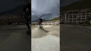 Тимофей открыл для себя новые фигуры в скейт парке✅🔥🛹 