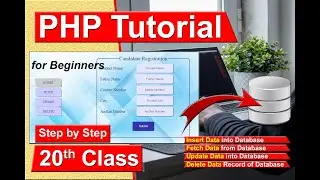 [Insert Query in PHP using Variables] [How to Fetch and Update Data from Database in PHP] Delete Row