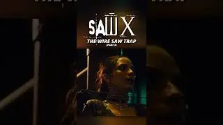 'The Wire Saw' Trap Scene (Part 3) from Saw X (2023) #shorts #sawx #horrorclips
