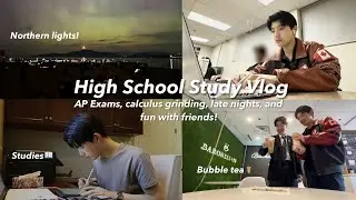 EXAM Study vlog📚💻: Productive Calculus studies, late nights, economics, and fun with friends!