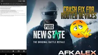 PUBG NEW STATE Crash Fix | ASUS MaxPro M2 | ( Rooted ) 