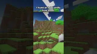 I Found A Minecraft Indev Entity In 2025
