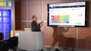 Startup Retentiongrid pitching at Official Opening of the SAP Innovation Center