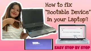 How to fix bootable device error in your Laptop | Easy step by step method | 