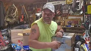Unboxing from The Aaron A Lynch. #firewood #teamwork #chainsawman #friends