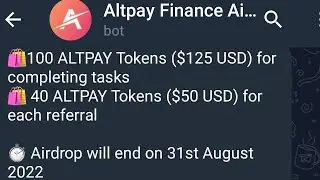 AIRDROP TELEGRAM ALTPYFINANCA