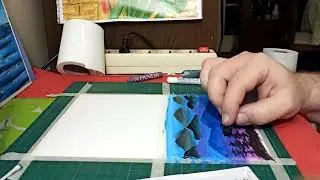 Aydın ve Sanat - Misty Mountains - Sisli Dağlar Yağlı Pastel Çalışması