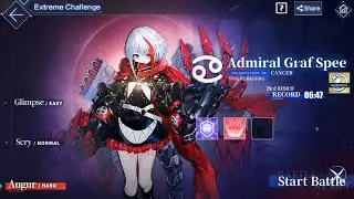 Admiral Graf Spee Incarnation of Cancer Augur - Extreme Challenge | Azur Lane