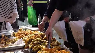 famous! Tteokbokki, various kinds of tempura, hotteok / Korean street food
