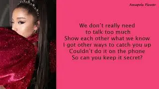 Ariana Grande-worst behavior (Lyrics-Letra)
