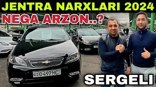 ARZON SOTISH BOSHLANDI..! JENTRA NARXLARI SERGELI MOSHINA BOZORI 2024 Жентра нархлари 2024