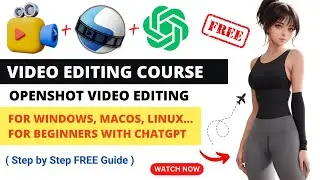OpenShot Video Editing Course | Video Editing Tutorial with ChatGPT | OpenShot Tutorial