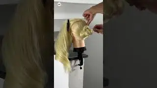 #hairstyle #rema #calmdown #practice #blonde #hair #bun #topuz #pratik #shorthair #viralvideo #short