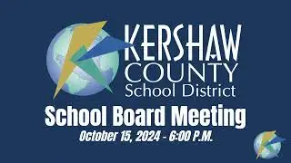 Kershaw County School Board Meeting