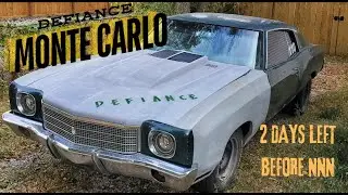 LAST MINUTE WORK ON THE DEFIANCE MONTE CARLO BEFORE THE NNN NO NAME NATIONALS