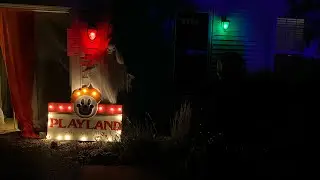 PLAYLAND 🎡🎠 - Haunted House 2023 (Nighttime Walkthrough)
