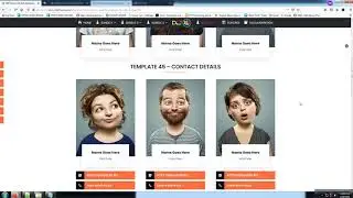 Divi Person Module Bundle 4 (Template 41- 50)