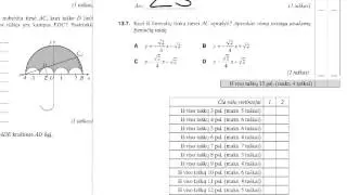 2013 matematikos PUPP 13 užduotis 13.5 - 13.7