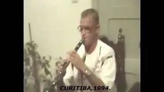 Visita do Misael Berganton(clarinete) em Curitiba em 1994.-Abimael acordeon- Amos Mazine Helicon