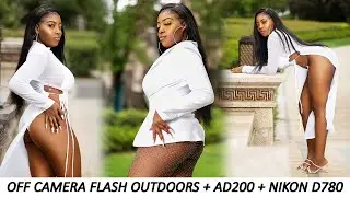 Off camera Flash outdoors. Using the Nikon D780 and the Godox AD200.. Tamron 70-200 and Nikon 85mm