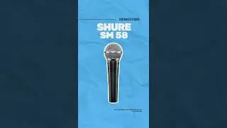 Shure SM 58: Mikrofon vokal Dynamic #shuresm58 #shuremicrophones #bobmarley #acdc #shoemakerstudios