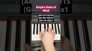 Empire State of Mind Alicia Keys - piano tutorial