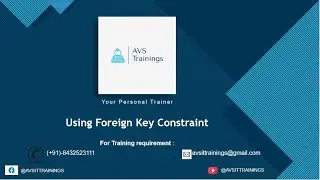 How to create table using Foreign Key? | Working with foreign key