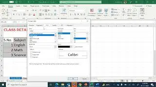 2. Open file, Add Border, Change Alignment, Merge & Center cells in MS Excel