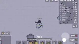 and the game glitches again... #18 (moomoo.io)