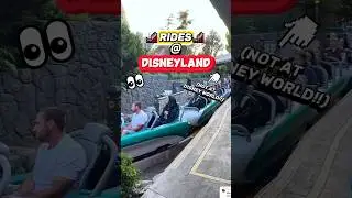 Disneyland Rides NOT at Disney World 😮🎢 (Would You Ride These Disney Rides?!)