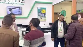 مباشر من معرضنا بمعرض ماكينات صناعة الملابس بمصر