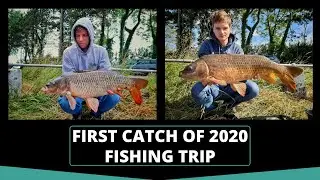 Spring fishing trip - catching our first canal carp of 2020 after 11 blanks