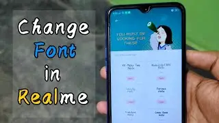 How To Change Font Style In Realme Devices || Change Font In Realme Mobiles