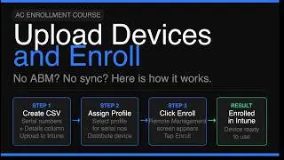 How to Upload Devices and Enroll Using Apple Configurator Enrollment in Microsoft Intune