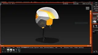 Helmet modeling in AUTODESK ALIAS AUTOSTUDIO