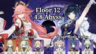 4.8 Spiral Abyss Floor 12 Yae Miko & Yelan | Genshin Impact
