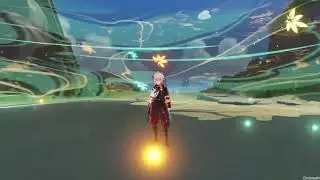 Genshin Impact - Kazuha Burst Animation