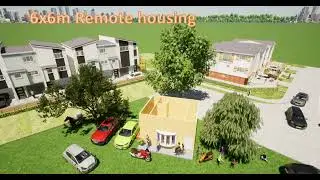 6m x 6m Remote Housing concept/model design part 1