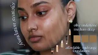 Swatching my EXACT match and favorite foundations 🫰🏼🫰🏽🫰🏾