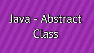 Java Abstract Class