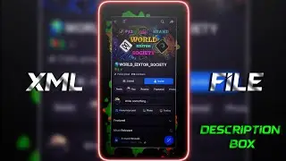 NEW GROUP XML 🔰|| NEW SONG XML ✨||🌎 WORLD_EDITOR_SOCIETY🇧🇩|| by 